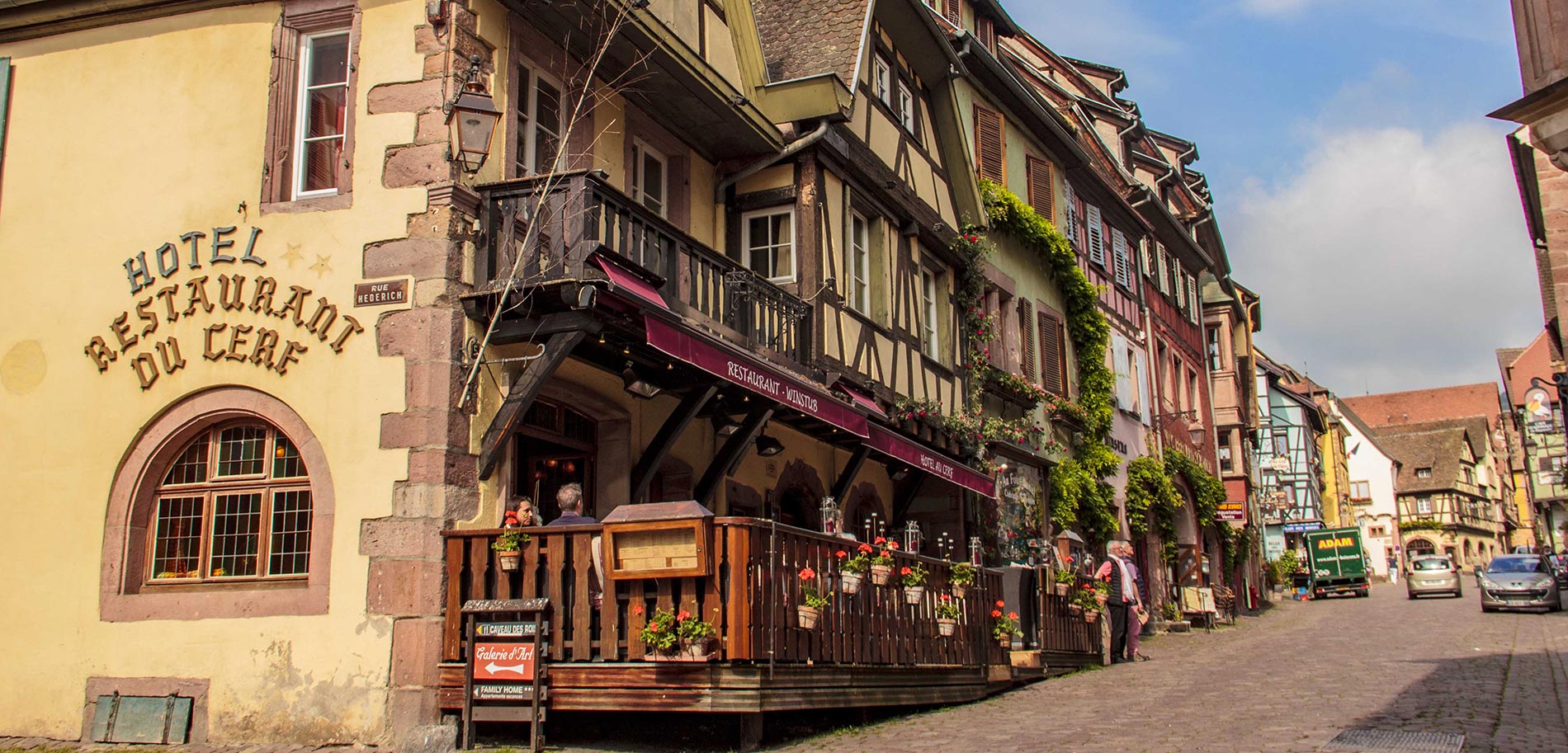 L'Hôtel-Restaurant Au Cerf à Riquewihr