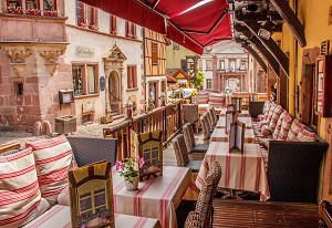 La terrasse du restaurant
